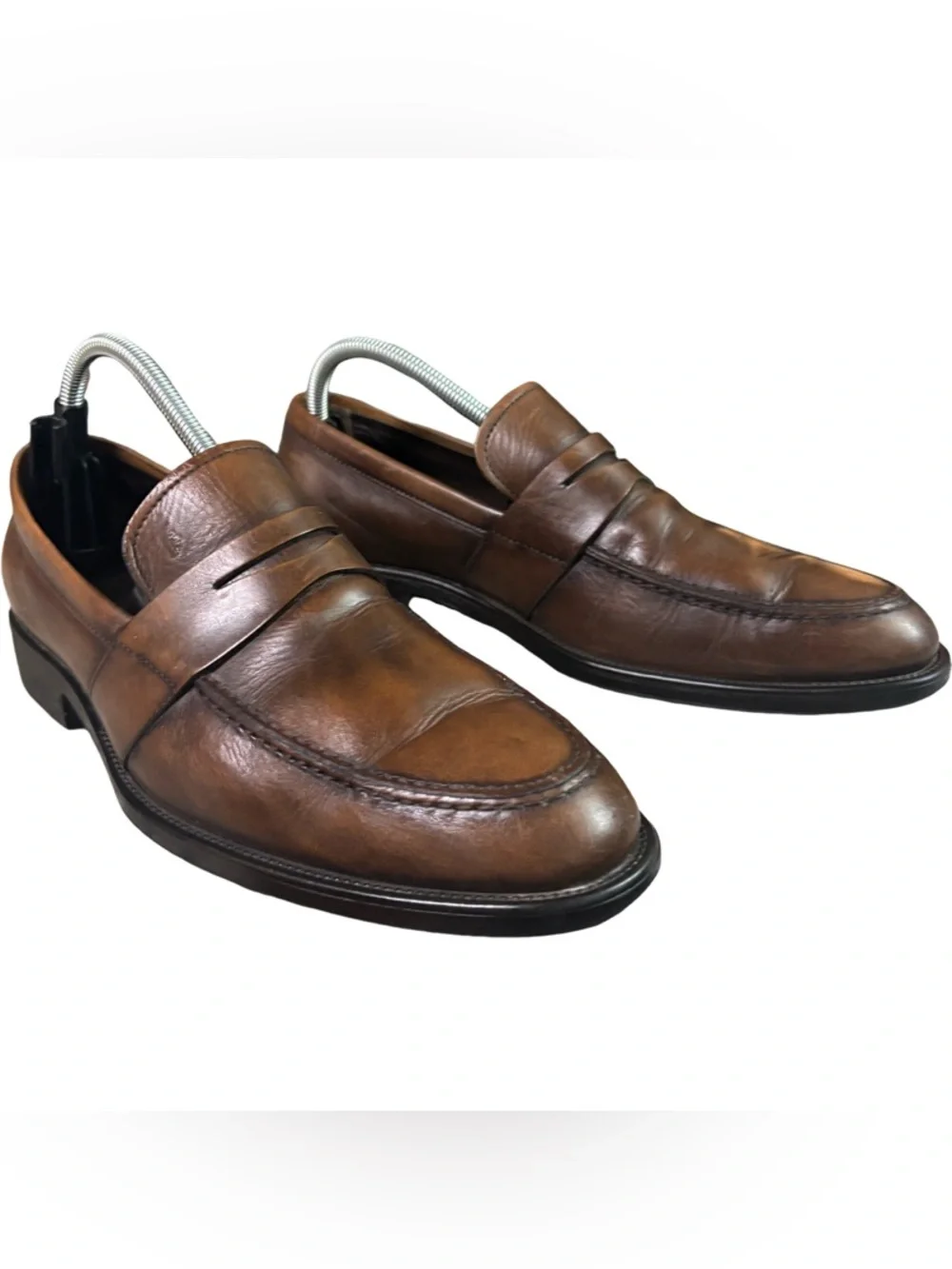 Tod's Mens Penny Loafers Brown Size 7.5 Uk = US SIZE 9